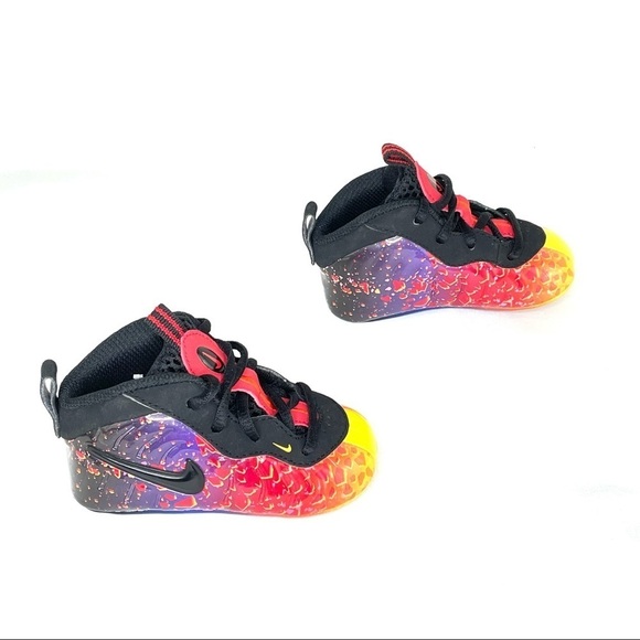 Nike Baby Foamposite Sneaker Booties Size 4 - Picture 5 of 10